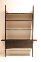 Rare Set of Anglo- Japanese Ebonised Hanging Book Shelves by E. W. Godwin - Thumbnail 3