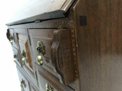 Ernest Gimson Attributed, Arts & Crafts Cotswold Walnut Bureau - Thumbnail 2