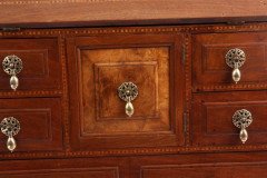 Ernest Gimson Attributed, Arts & Crafts Cotswold Walnut Bureau - Thumbnail 4
