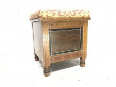 Bruce Talbert Attr, Gillow & Co. a Gothic Revival Polychrome Painted Davenport. - Thumbnail 5