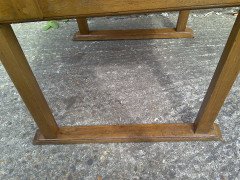 Pair Oak Armchairs, in the Style of Liberty & Co with Heart Cut- Out to the Backs - Thumbnail 14