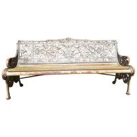 Coalbrookdale Aesthetic Movement Cast Iron Garden Bench, circa 1866 - Thumbnail 1