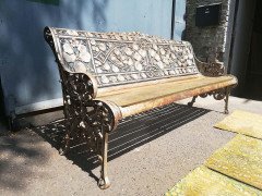 Coalbrookdale Aesthetic Movement Cast Iron Garden Bench, circa 1866 - Thumbnail 3