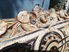 Coalbrookdale Aesthetic Movement Cast Iron Garden Bench, circa 1866 - Thumbnail 12
