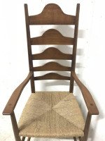 Ernest Gimson, Ten Arts & Crafts Cotswold School Oak Ladder Back Dining Chairs - Thumbnail 7