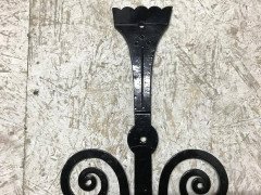 Good Pair of Gothic Revival Cast Iron Hinges - Thumbnail 3