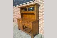 An Arts and Crafts Glasgow Style Oak Sideboard Attributed to G. M. Ellwood - Thumbnail 2