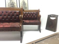 A. W. N. Pugin an Important Oak Gothic Revival Bench From Abney Hall - Thumbnail 4