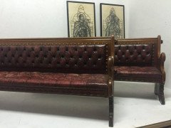 A. W. N. Pugin an Important Oak Gothic Revival Bench From Abney Hall - Thumbnail 2