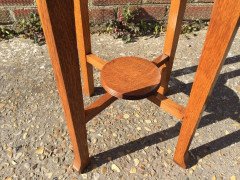 Liberty & Co. A Glasgow School Arts and Crafts Oak Plant Stand - Thumbnail 5