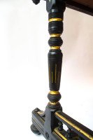  Bruce Talbert Attri, Gillows Lancaster, Aesthetic Movement Ebonised & Gilt Desk - Thumbnail 8