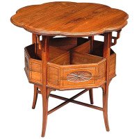 E. W. Godwin, attributed. For Collinson & Lock. An Anglo-Japanese Rosewood Side Table