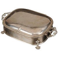 Arts and Crafts Silver Plated Jewelry Casket by W a S Benson - Thumbnail 1