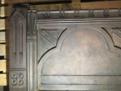 William Burges by Francis Skidmore, a Rare Gothic Revival Cast Iron Fire Insert - Thumbnail 4