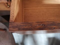 Heals. An Arts and Crafts Oak Chest of Drawers, Stamped Heals of London - Thumbnail 6