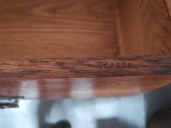 Heals. An Arts and Crafts Oak Chest of Drawers, Stamped Heals of London - Thumbnail 7