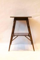A Rare Pair of Anglo-Japanese two-tier Walnut Side Tables by Jas Shoolbred - Thumbnail 6