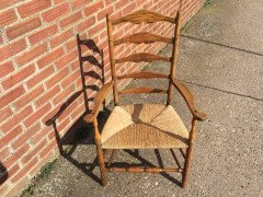 A Cotswold School Arts and Crafts Ash Armchair Attributed to Edward Gardiner - Thumbnail 7