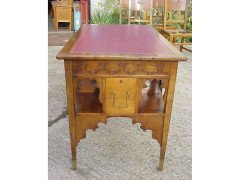 Edward William Godwin for William Watt, An Anglo-Japanese Walnut Desk. - Thumbnail 4