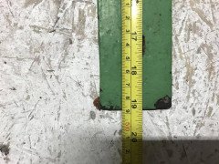 Gothic Revival – Pair of Cast Iron Hinges with Painted Green Finish (c.1875) - Thumbnail 5