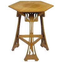 Arts and Crafts Liberty and Co 'Sigebert' Oak Side Table - Thumbnail 1