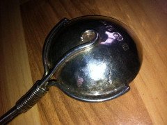 A E Jones, An Arts & Crafts Silver Rat Tail Caddy Spoon - Thumbnail 3