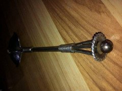 A E Jones, An Arts & Crafts Silver Rat Tail Caddy Spoon - Thumbnail 4