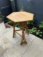 Arts and Crafts Liberty and Co 'Sigebert' Oak Side Table - Thumbnail 6