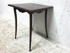 E. W. Godwin Style, a Petite Anglo- Japanese Rosewood Side Table with Splayed Legs - Thumbnail 3
