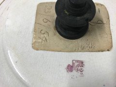 Rare Anglo-Japanese Side Table with the Original Royal Worcester Porcelain Plate - Thumbnail 9