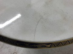 Rare Anglo-Japanese Side Table with the Original Royal Worcester Porcelain Plate - Thumbnail 8