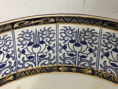 Rare Anglo-Japanese Side Table with the Original Royal Worcester Porcelain Plate - Thumbnail 6