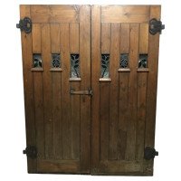 M. H. Baillie Scott. an Exceptional Set of Arts & Crafts Exterior / Interior Doors - Thumbnail 3