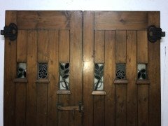 M. H. Baillie Scott. an Exceptional Set of Arts & Crafts Exterior / Interior Doors - Thumbnail 9