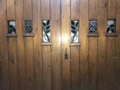M. H. Baillie Scott. an Exceptional Set of Arts & Crafts Exterior / Interior Doors - Thumbnail 12