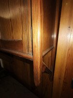Anglo- Japanese Pitch Pine Hanging Bookcase by Howard and Sons - Thumbnail 4