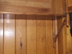 Anglo- Japanese Pitch Pine Hanging Bookcase by Howard and Sons - Thumbnail 5