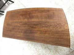 Edward Barnsley, Sycamore and Hollywood Inlaid Table with Serpentine Stretcher - Thumbnail 6