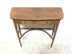 Edward Barnsley, Sycamore and Hollywood Inlaid Table with Serpentine Stretcher - Thumbnail 7