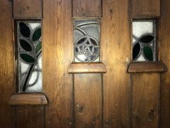M. H. Baillie Scott. an Exceptional Set of Arts & Crafts Exterior / Interior Doors - Thumbnail 17