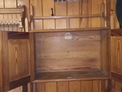 Anglo- Japanese Pitch Pine Hanging Bookcase by Howard and Sons - Thumbnail 8