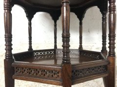 E. W. Godwin (attributed). an Anglo- Japanese Rosewood Eight Leg Table - Thumbnail 12