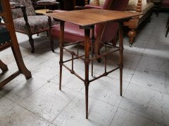 Liberty & Co, Attributed, Aesthetic Movement Ash Side Table with Bobbin Details. - Thumbnail 4