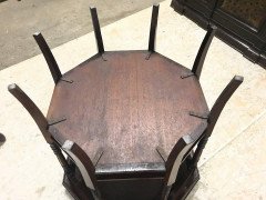E. W. Godwin, attributed. An Anglo-Japanese Rosewood Eight-Leg Table - Thumbnail 20