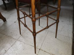Liberty & Co, Attributed, Aesthetic Movement Ash Side Table with Bobbin Details. - Thumbnail 6