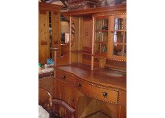 Waring & Gillows Style of M. H. Baillie Scott. Arts & Crafts Oak Inlaid Sideboard - Thumbnail 3