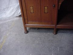 Waring & Gillows Style of M. H. Baillie Scott. Arts & Crafts Oak Inlaid Sideboard - Thumbnail 8