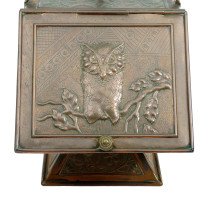 Dr C Dresser, Benham & Froud an Aesthetic Movement Arts & Crafts Copper Coal Box - Thumbnail 7