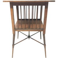 Liberty & Co, Fine Anglo-Japanese Walnut Side Table in the Style of E W Godwin - Thumbnail 6
