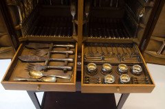 W Mf Rare Art Nouveau Silver Plated Cutlery Set for 24 Persons - Thumbnail 4